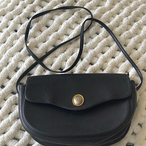 Vintage Authentic Christian Dior black,shoulder,crossbody,purse. Preloved. - Picture 1 of 13